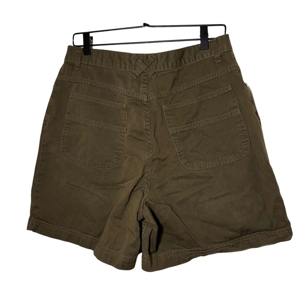 Vintage 90s Cenza high rise fatigue green shorts 12 - Picture 7 of 7